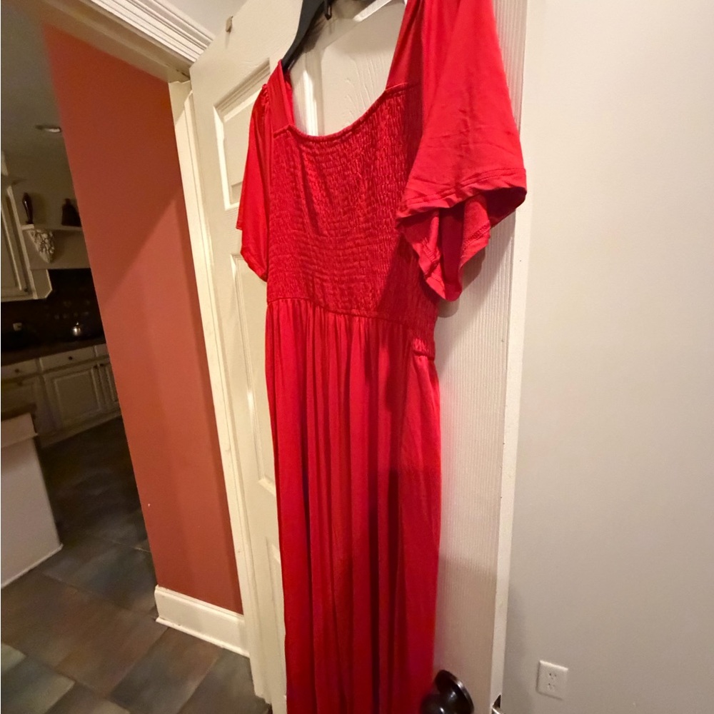 SHEIN Bold Red Jumpsuit